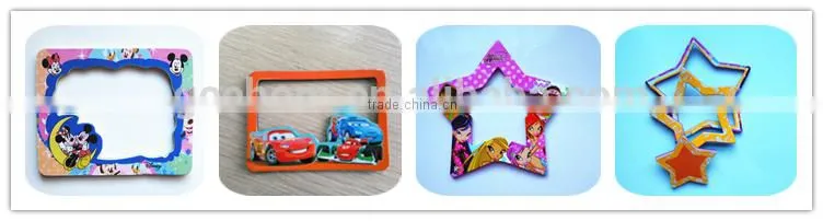 3D colorful epoxy crystal glass fridge magnet