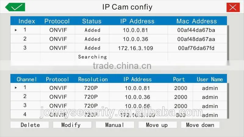 Best Security H.264 CCTV IP Camera 720P 4CH Kit NVR poe