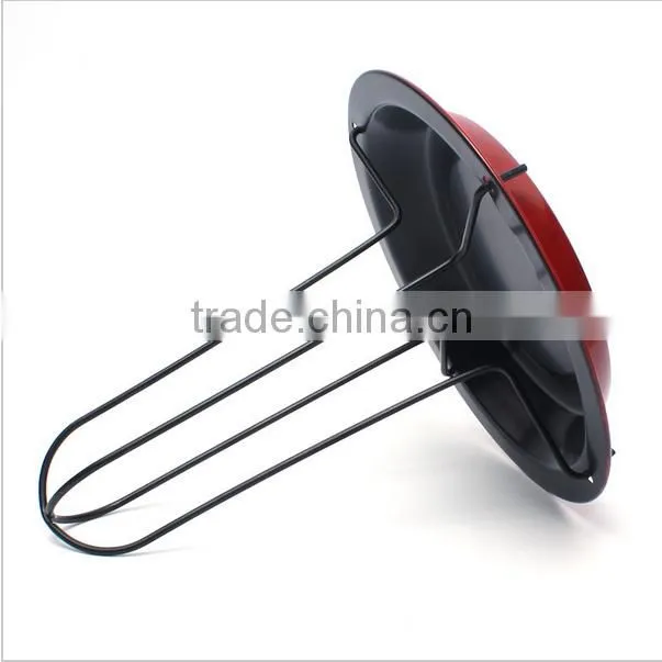 Food Grade Non-stick Collapsible Vertical Chicken Roaster