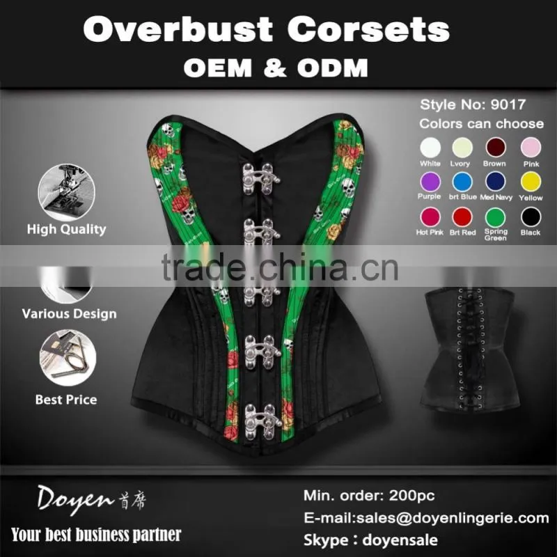 2015 New arrival elegant bustier corset tops shaper wear western bustier western corsets