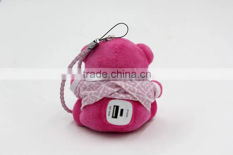 cute teddy model bear shenzhen power bank factory