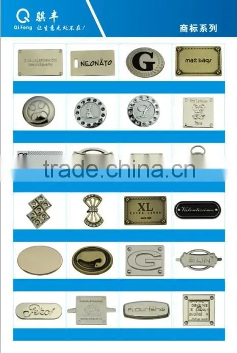 new fashion purse accessories nickel metal purse tags with low price q-2257