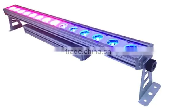 2016 best NEW!!SALE 14pcs 30w RGB 3in1 led wall washer with point control & IP65