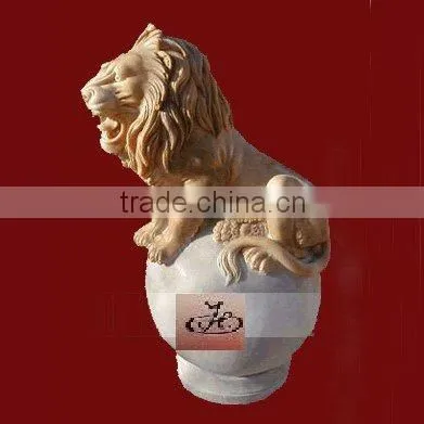 Western lion statue