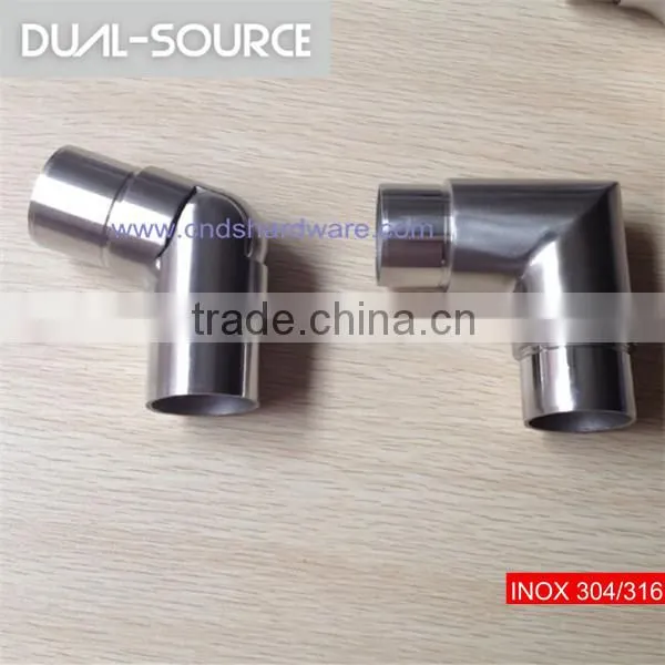 Stainless Steel Adjustable Angle Tube Connectors