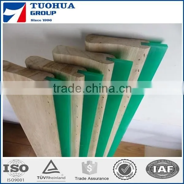 Green Silk Screen Polyurethane Squeegee,CD DVD Squeegee,PU Squeegee Rubber Squeegee