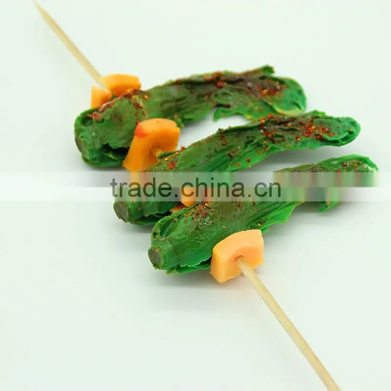 Fake plastic food for BBQ grill restaurant sales promotion /Yiwu sanqi crafts factory
