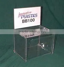 clear acrylic coin bank