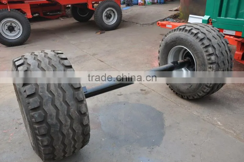 farm axle for trailer and for farm trailer