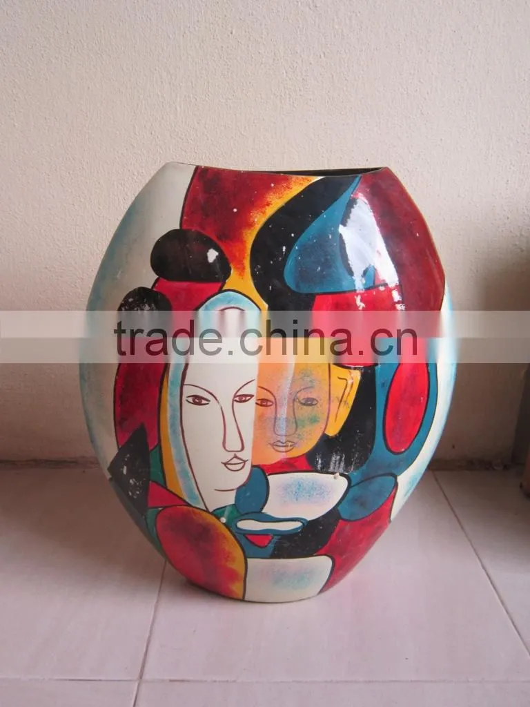 Strange-shaped Modern Lacquer Vase From Vietnam Wholesale