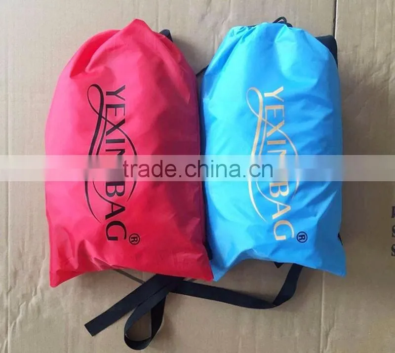Fast filling drop bean shape waterproof Inflatable lazy sofa /bed/Hangout Lounge Sleeping Bag Inflatable Air Sofa