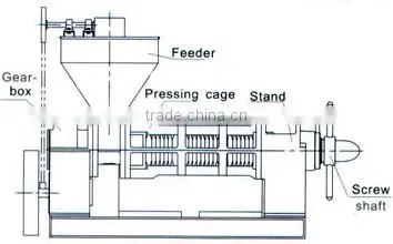 6YL-100 semi-automatic oil press machine
