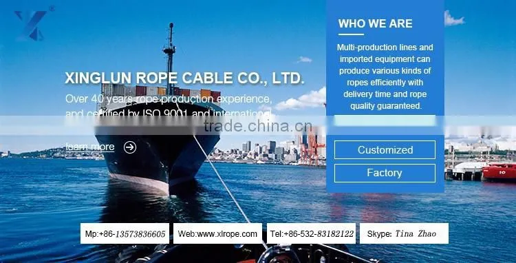 3-strand natural fiber sasal/sisal rope Helicopter anti slip network
