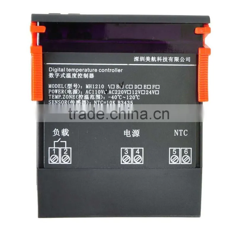 1210B AC 110V 10A Digital Temperature Controller Aquarium Sensor Electronic Thermostat