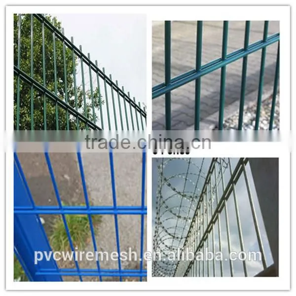 Low carbon welded steel wire double wire fence