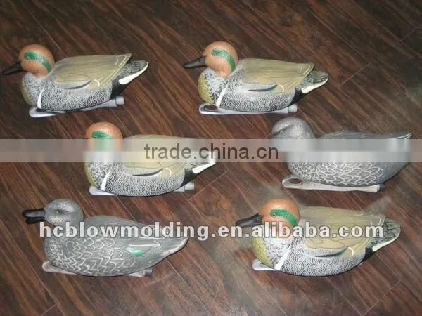 duck decoy hdpe blow molding XPE foam feeder hunting animal decoration