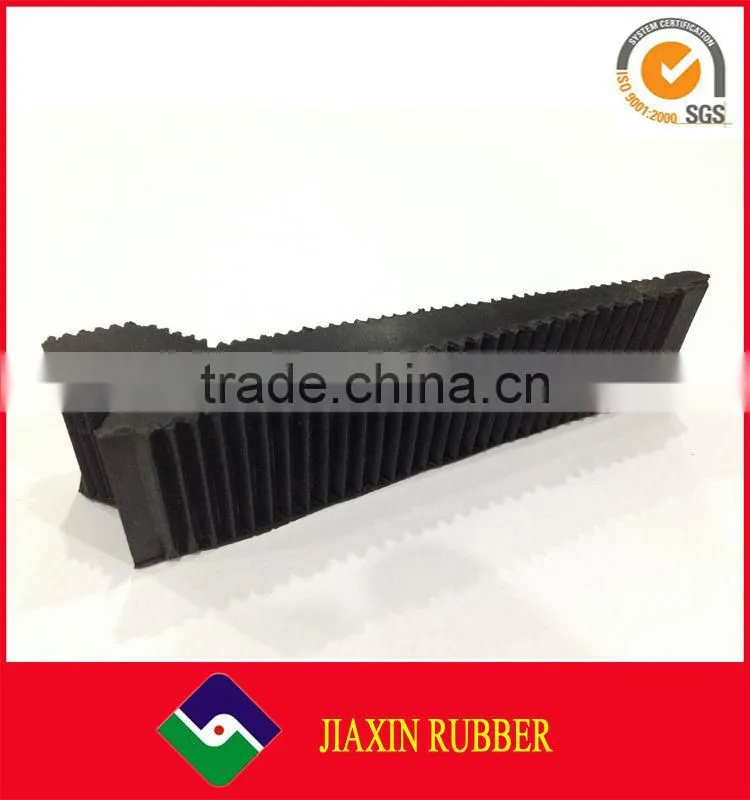 2015 China Manufacturer Black Wedge Decotative Rubber Sliding Door Stopper