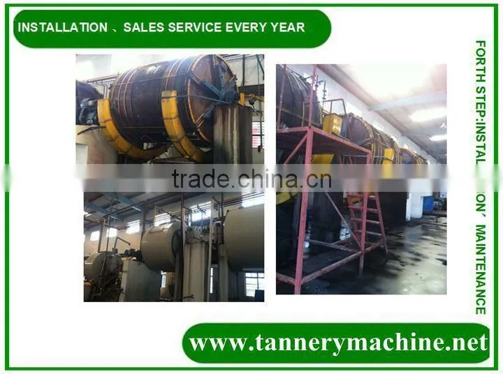 leather machine tannery drum machine