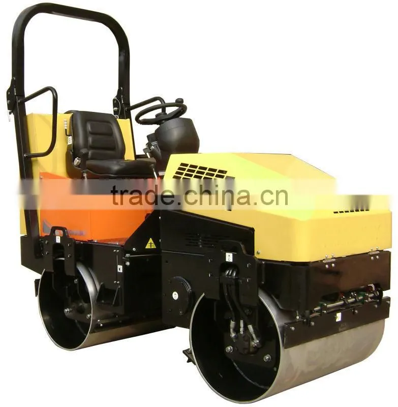 YL51C CE Certificate new types Ride-On Hydraulic Double Drums Road Roller with Honda engine