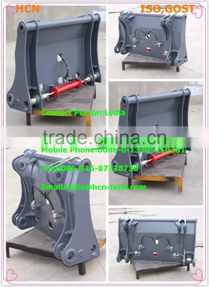 HCN brand BM07 series skid steer loader quick attach mount plate