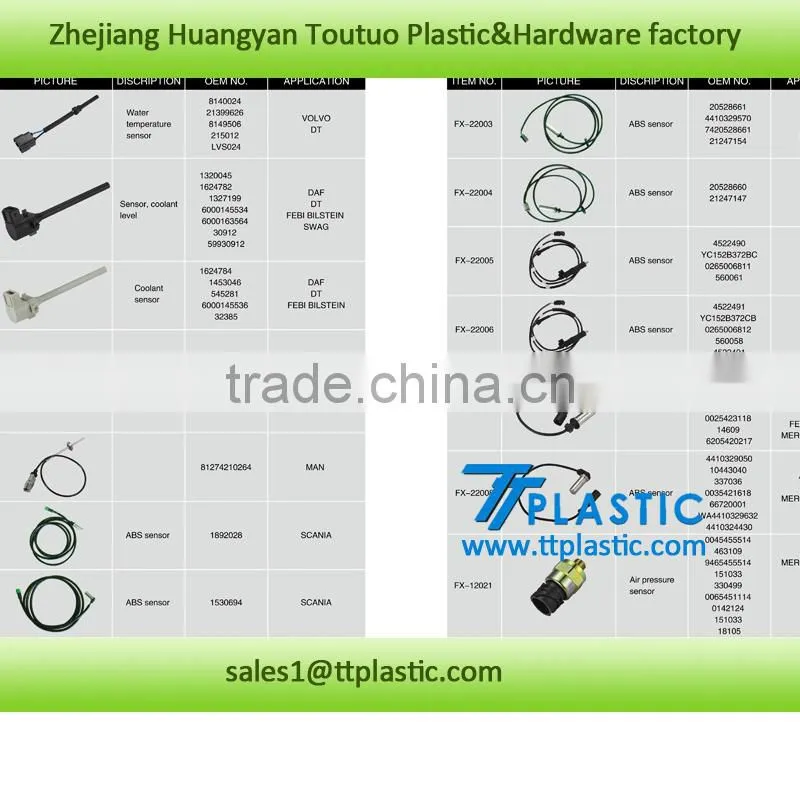 auto parts DAF speed sensor OEM NO.