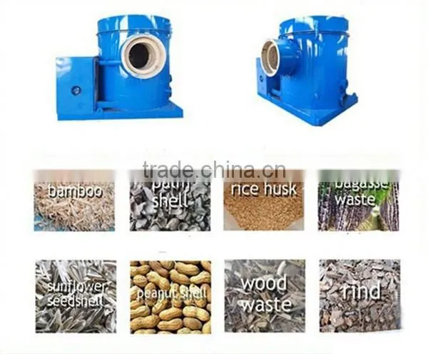 2017 Saving fuel biomass burner stove/rice husk burner for 1 ton boiler