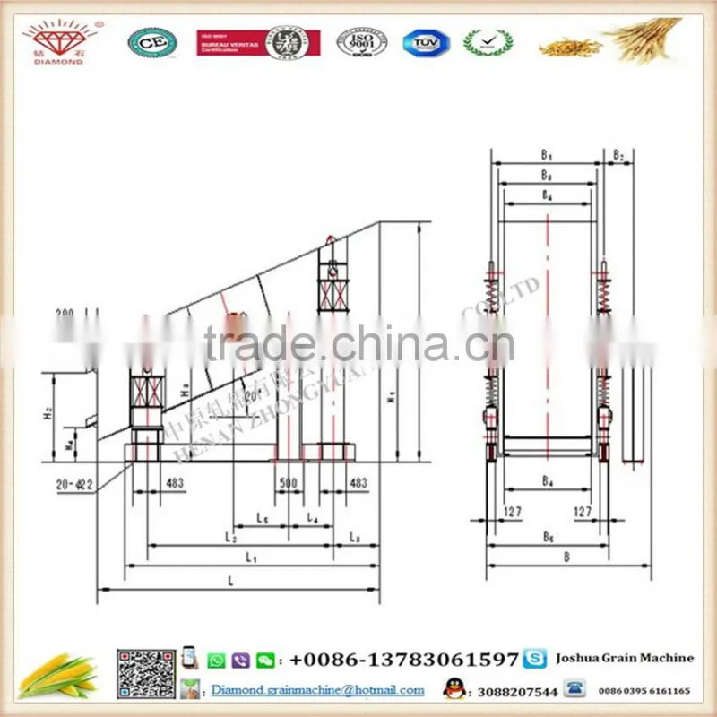 2016 Professional High Efficiency Vibrating Sifter for gains and laboratory vibrating screen