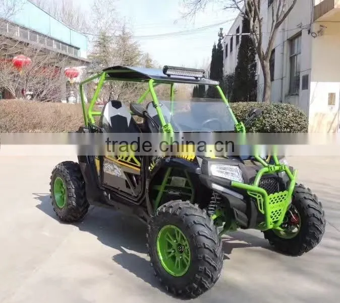 2017 Newest color-process 400cc go kart with LED roof lights (TKG400-A4)