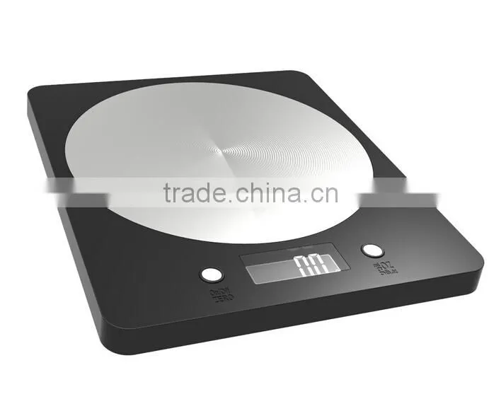 ABS plastic commercial digital kitchen scale 5kg