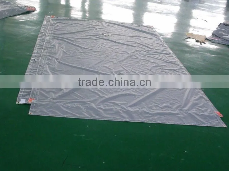 PVC Fire Retardant Laminated Building Protection Tarpaulin