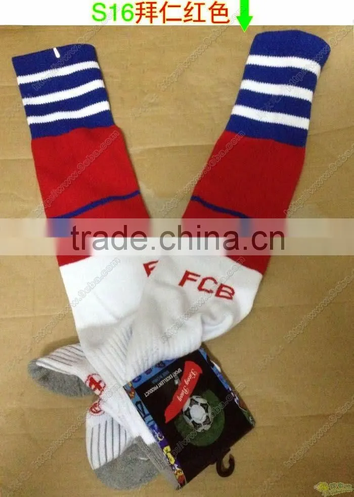 white long tube football socks/funny long football socks