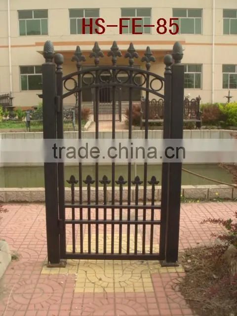new product wrought iron single swing gate