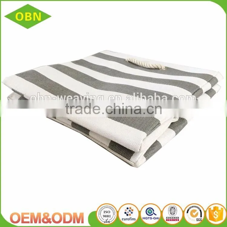 High quality custom collapsible cheap decorative storage bag paper straw storage beach basket