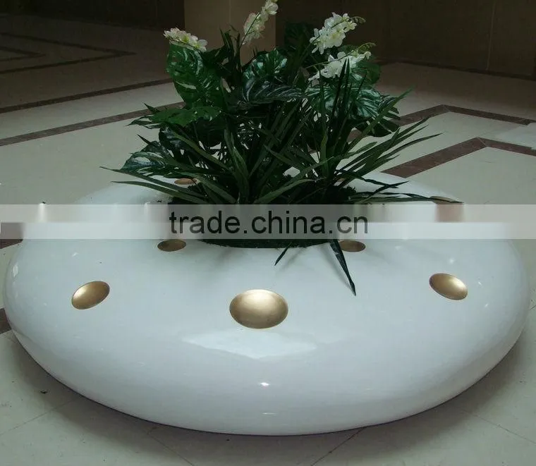 Large fiberglass planter