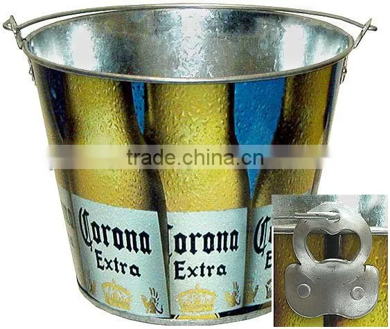 galvanized bucket for storage