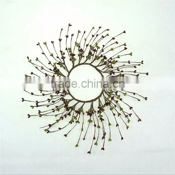 christmas decorations made in china red berry christmas wreath for christmas market