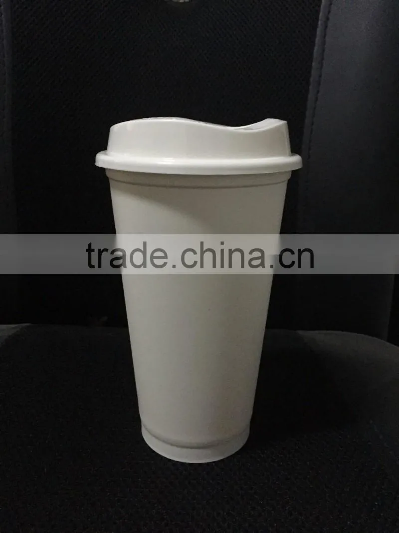 reusable customized heat sensitive plastic magic coffee mug travel mug