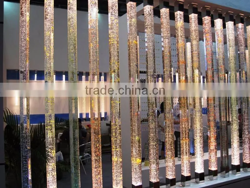 wholesale glass crystal multi-color pillars for home screen