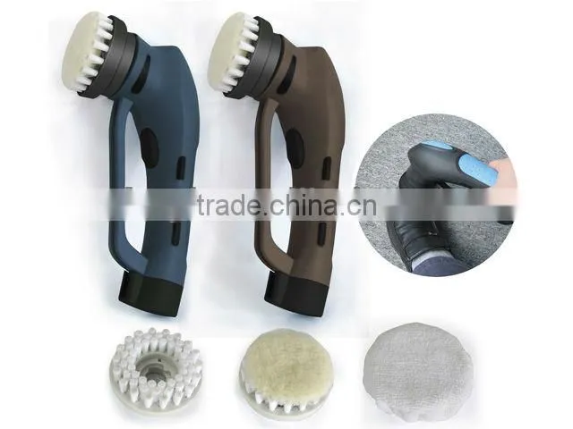 Rechargeable shoe dust polisher, electric shoe polish equipment, cordless shoe polish