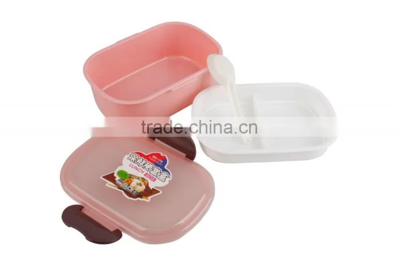 2016 Plastic Double Deck Rectangular Food Container