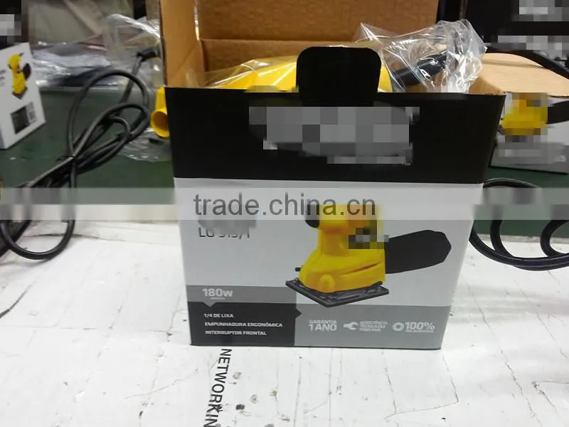 YELLOW FINISHING SANDER 120v