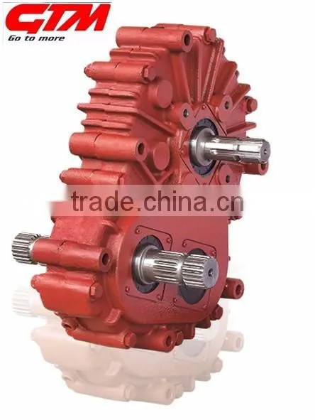agricultural helical gearbox for grain transportation