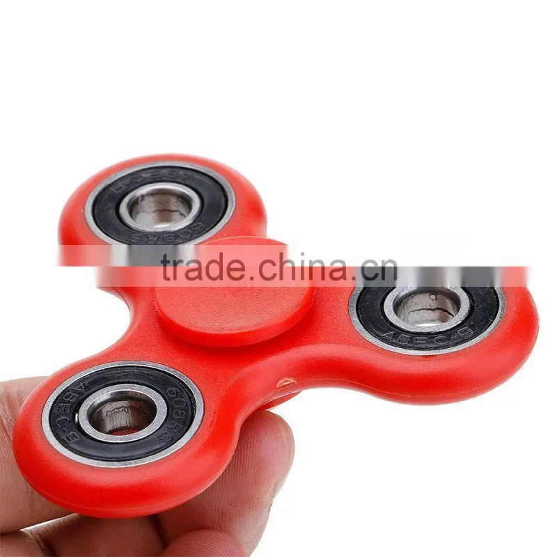 Fidget Hand Spinner Tri Ceramic Ball Desk Toy EDC Focus Stuffer