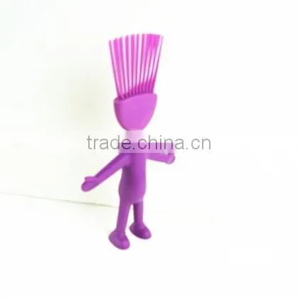 32092 Figure shape Kitchen Tools Short brush Nylon And Silicone Material