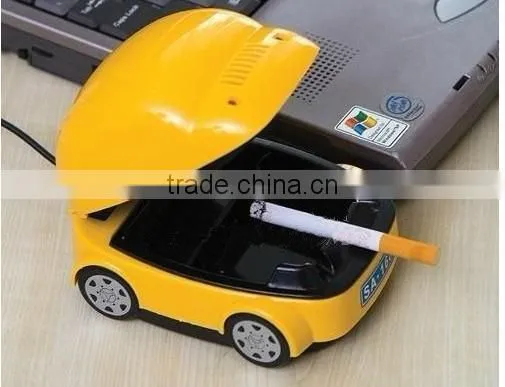 2016 new hot products Car Shaped USB Durable Model Auto Cigarette Smokeless Ashtray outdoor smokeless ashtray