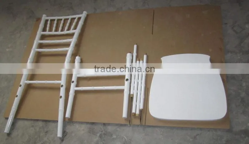 wholesale unfinished KD style wood tiffany chair factory directly
