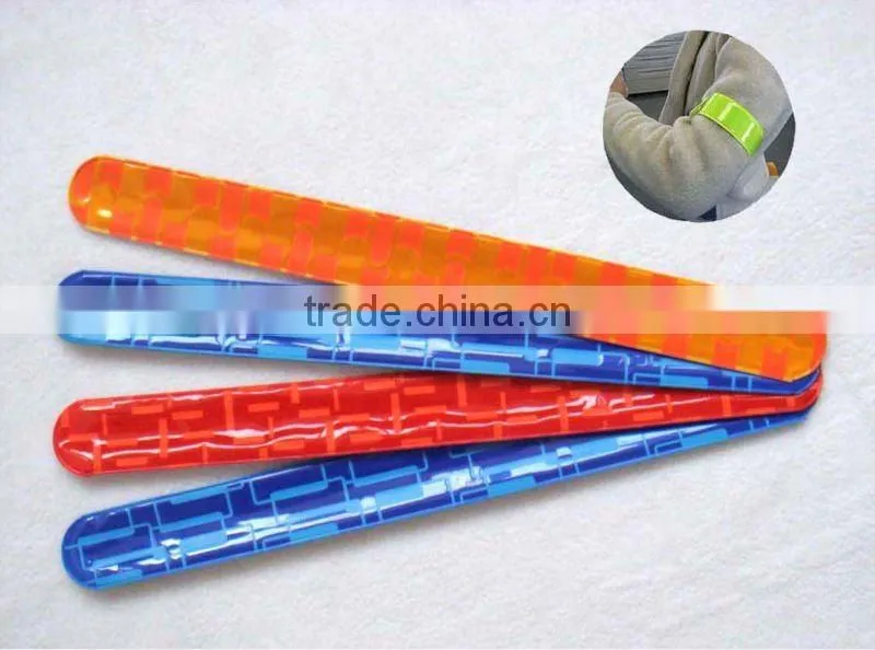 Reflective PVC Slap Bracelet