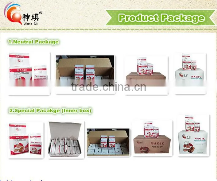 Bread baking active instant dry yeast