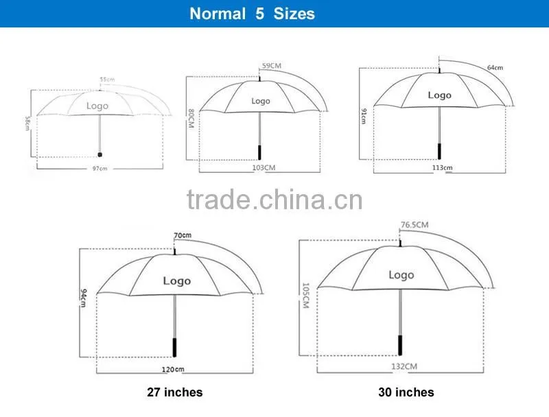 Advertising automatic cheap folding golf straight umbrella