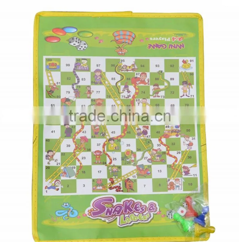 Hot Sale Paper Board Chess Kid Toys Ludo/Snake Game Toys